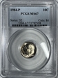 1984-P 10C MS67