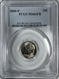 2000-P 10C MS66FB