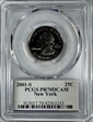 2001-S 25C New York PR70DCAM