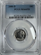 2000-D 10C MS66FB
