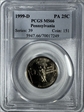 1999-D 25C Pennsylvania MS66