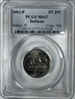 2002-P 25C Indiana MS67