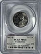 2002-P 25C Tennessee MS68