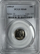 1999-P 10C MS68