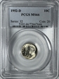 1952-D 10C MS66
