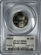 2001-P 25C Rhode Island MS68