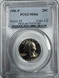 1981-P 25C MS66