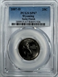 2007-D 25C Wyoming Satin Finish SP67