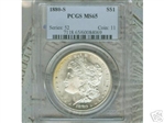 1880-S $1 MS65