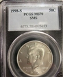 1998-S 50C SMS SP70