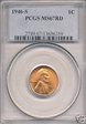 1946-S 1C MS67RD