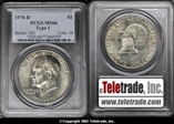1976-D $1 Type 1 MS66