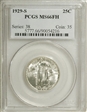 1929-S 25C MS66FH