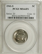 1941-S 5C MS66FS