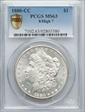 1880-CC $1 8/High 7 MS63