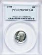 1958 10C PR67DCAM