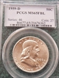 1959-D 50C MS65FBL