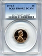 1972-S 1C PR69DCAM