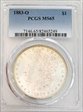 1883-O $1 MS65