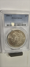 1880-S $1 MS64
