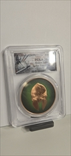 (2025) 1oz Rnd Molon Labe Cu Spartan Warrior Colorized MS70