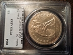 1864 $1 AU58