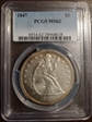 1847 $1 MS62