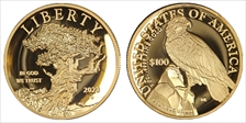2023-W $100 American Liberty High Relief .9999 Fine First Day of Issue PR70DCAM