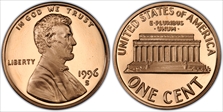 1996-S 1C PR70DCAM