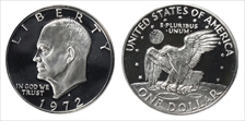 1972-S $1 Silver PR70DCAM