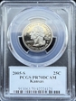 2005-S 25C Kansas PR70DCAM