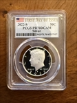 2022-S 50C Silver First Day of Issue PR70DCAM