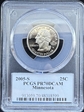 2005-S 25C Minnesota PR70DCAM