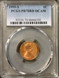 1999-S 1C PR70DCAM