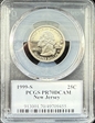 1999-S 25C New Jersey PR70DCAM