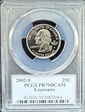 2002-S 25C Louisiana PR70DCAM