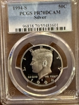1994-S 50C Silver PR70DCAM