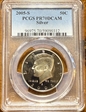 2005-S 50C Silver PR70DCAM
