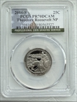 2016-S 25C Theodore Roosevelt NP PR70DCAM