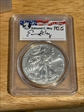 2016-W $1 Burnished Silver Eagle 30th Anniversary Lettered Edge FS 1 of 1144 Moy SP70