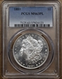 1881 $1 MS63PL
