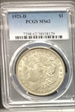 1921-D $1 MS62
