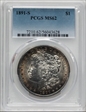 1891-S $1 MS62