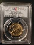 2007-P $1 G. Washington - Pos. A Satin Finish SP68