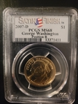 2007-D $1 G. Washington - Pos. B Satin Finish SP68