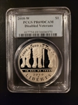 2010-W $1 Disabled Veterans PR69DCAM
