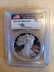 2002-W $1 Silver Eagle Mercanti Signature PR69DCAM