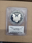 1986-S $1 Silver Eagle Mercanti Signature PR69DCAM