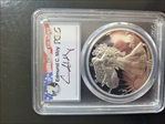 1993-P $1 Silver Eagle Moy UHR Signature PR69DCAM