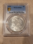 1890 $1 MS63
